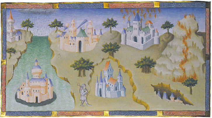 Floods, earthquakes, rains of fire and other wonders preceded the Plague